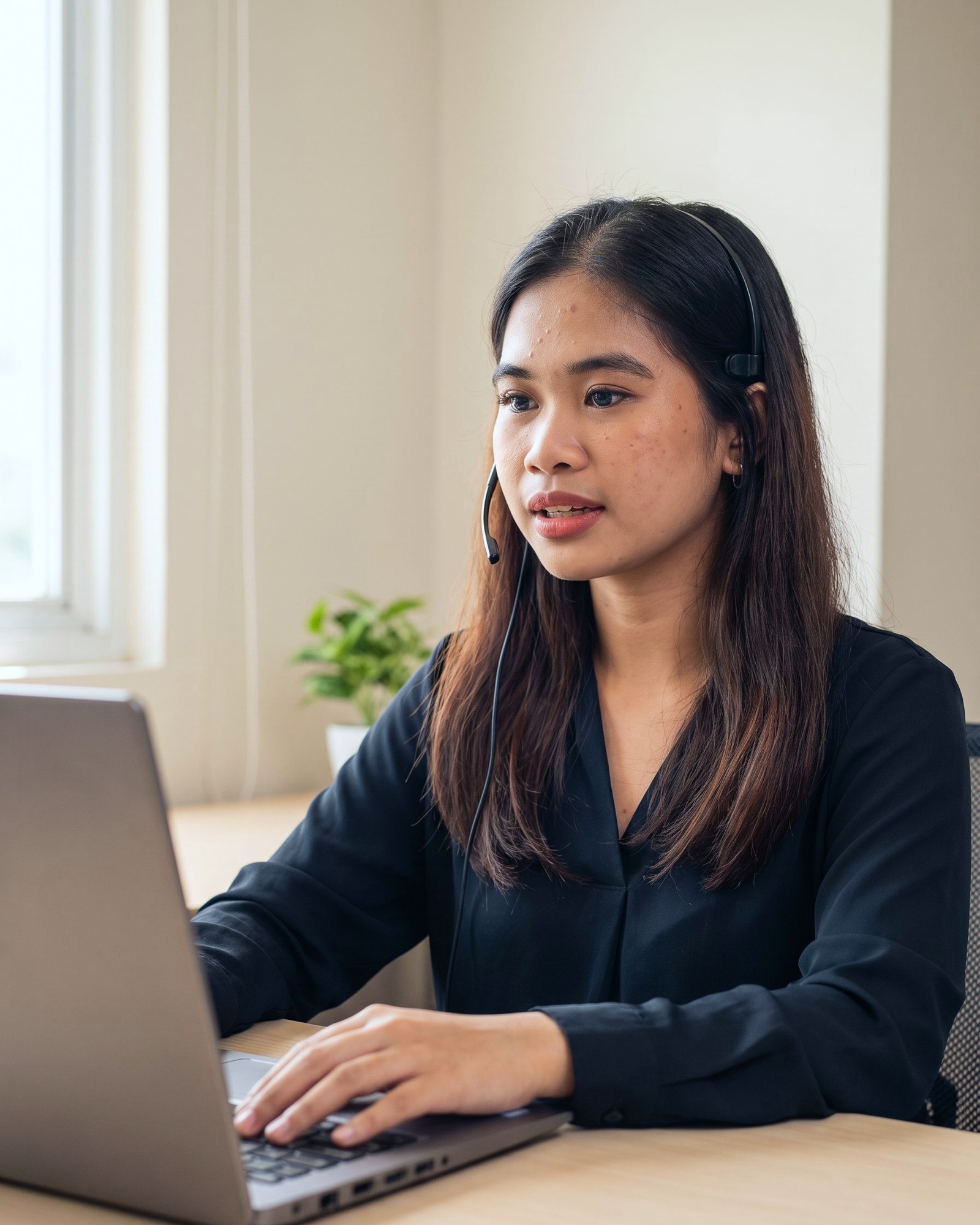 A JMB Virtuals specialist handling client communication